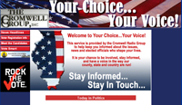 Cromwell Radio Group launched political website YourChoiceYourVoice.com