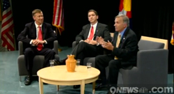 KUSA-TV Denver hosted a gubernatorial debate on October 15.