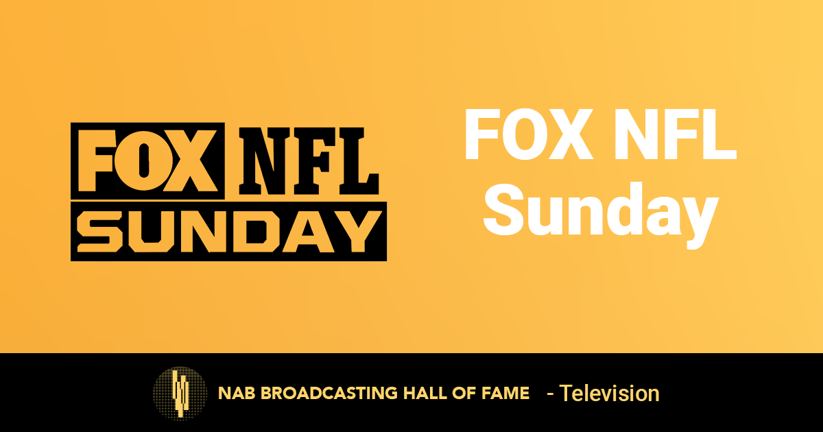 Fox NFL Sunday' to be inducted into NAB Broadcasting Hall of Fame -  NewscastStudio